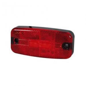 CLU 5042 Durite Red LED Rectangular Rear Marker Lamp - 12/24V