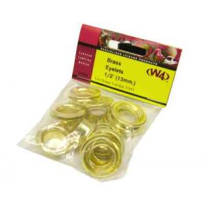 Reduced W4 Brass Eyelets 1/2" 13mm 37652