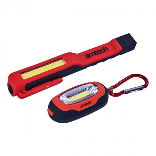 AAS 8172 3W COB LED penlight with 1W carabiner light