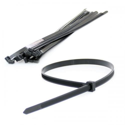 100x Black Cable Ties
